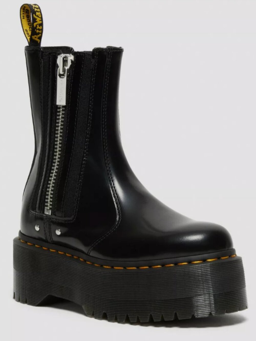 Dr. Martens Leather Platform Chelsea Boots